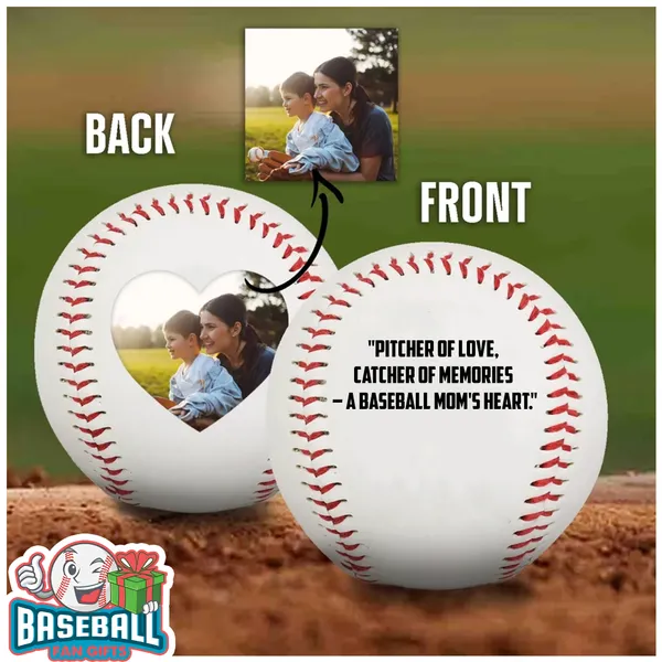 "Pitcher of love, catcher of memories – a baseball mom's heart."